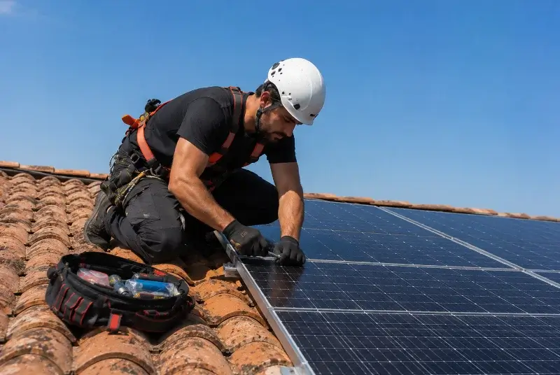 Maintenance et monitoring de panneaux solaires à la Bastide